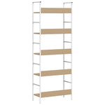 5-Shelf Bookshelf Oak 60cm Engineered Wood | HomeAndLiving