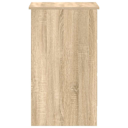Sonoma Oak Desk 3 Drawers 90cm Home Office | HomeAndLiving