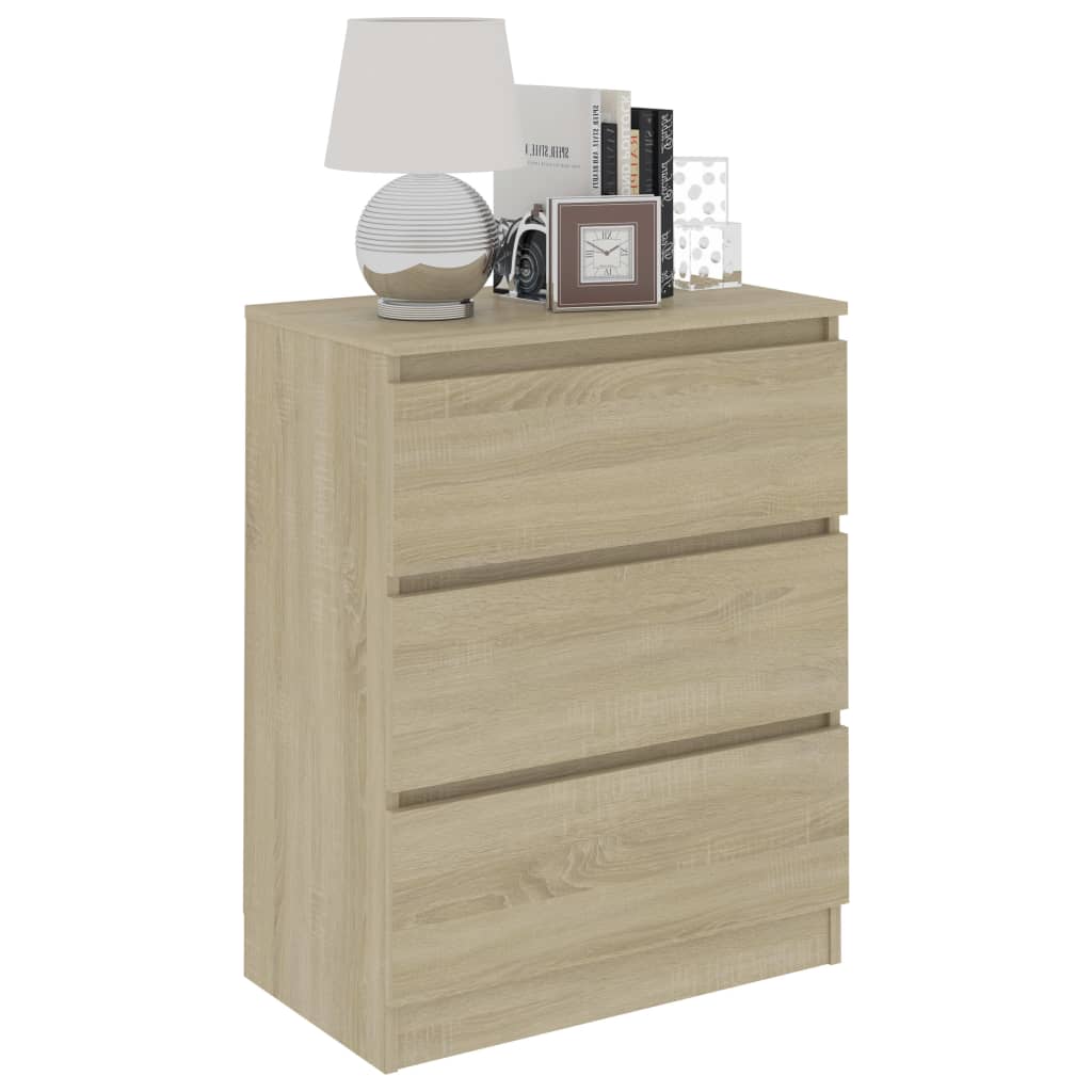 Sideboard Sonoma Oak 60x35x76 cm Chipboard