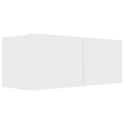 TV Cabinet White 80x30x30 cm Chipboard