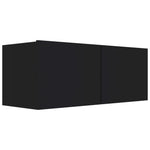 TV Cabinet Black 80x30x30 cm Chipboard