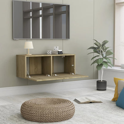 TV Cabinet Sonoma Oak 80x30x30 cm Chipboard