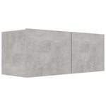 TV Cabinet Concrete Grey 80x30x30 cm Chipboard