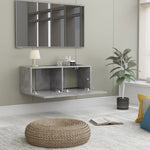 TV Cabinet Concrete Grey 80x30x30 cm Chipboard