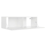 Floating TV Cabinet Wall Mounted White 100cm | HomeAndLiving