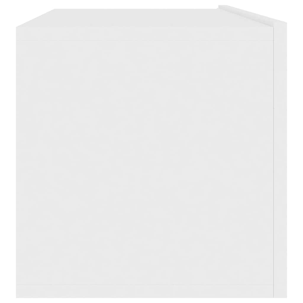 Floating TV Cabinet Wall Mounted White 100cm | HomeAndLiving