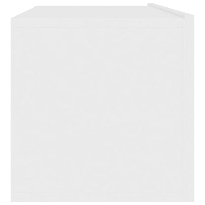 Floating TV Cabinet Wall Mounted White 100cm | HomeAndLiving