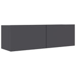 TV Cabinet Grey 100x30x30 cm Chipboard