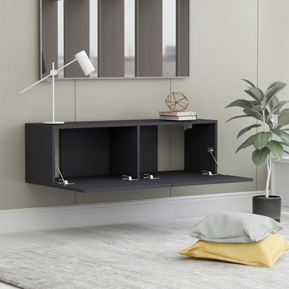 TV Cabinet Grey 100x30x30 cm Chipboard