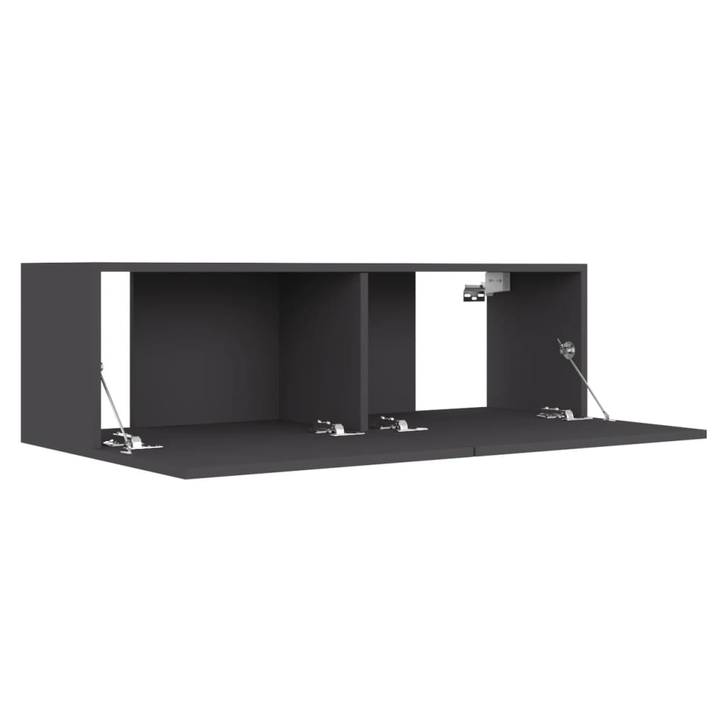 TV Cabinet Grey 100x30x30 cm Chipboard