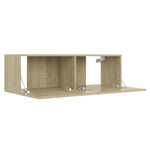 TV Cabinet Sonoma Oak 100x30x30 cm Chipboard