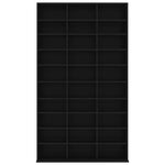 CD Cabinet Black 102x16x177,5 cm Chipboard