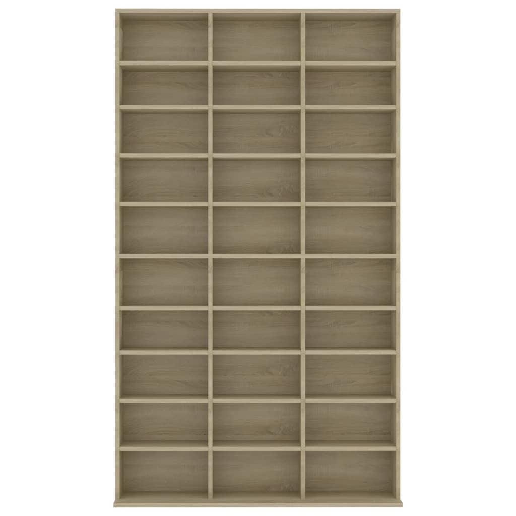 CD Cabinet Sonoma Oak 102x16x177,5 cm Chipboard