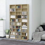 CD Cabinet Sonoma Oak 102x16x177,5 cm Chipboard