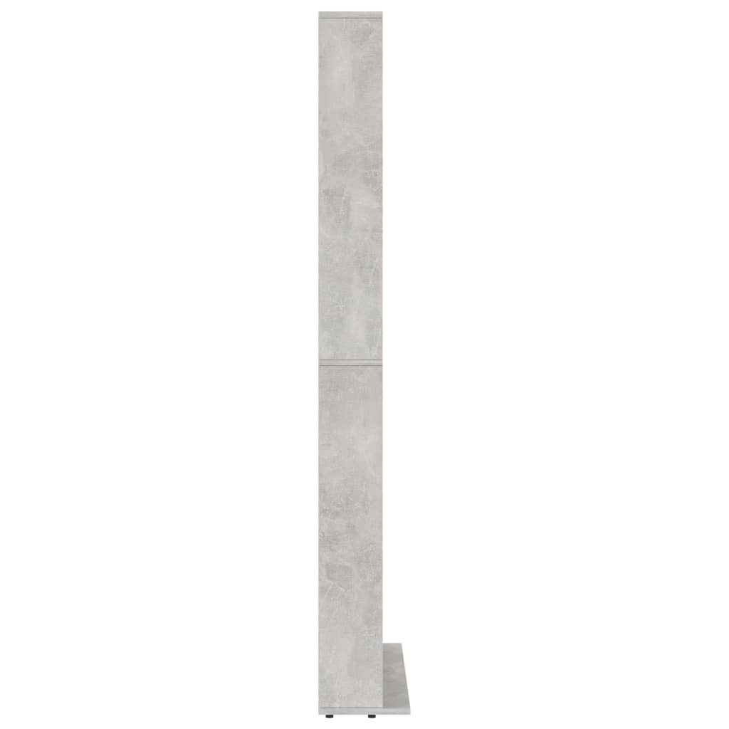 CD Cabinet Concrete Grey 102x16x177,5 cm Chipboard