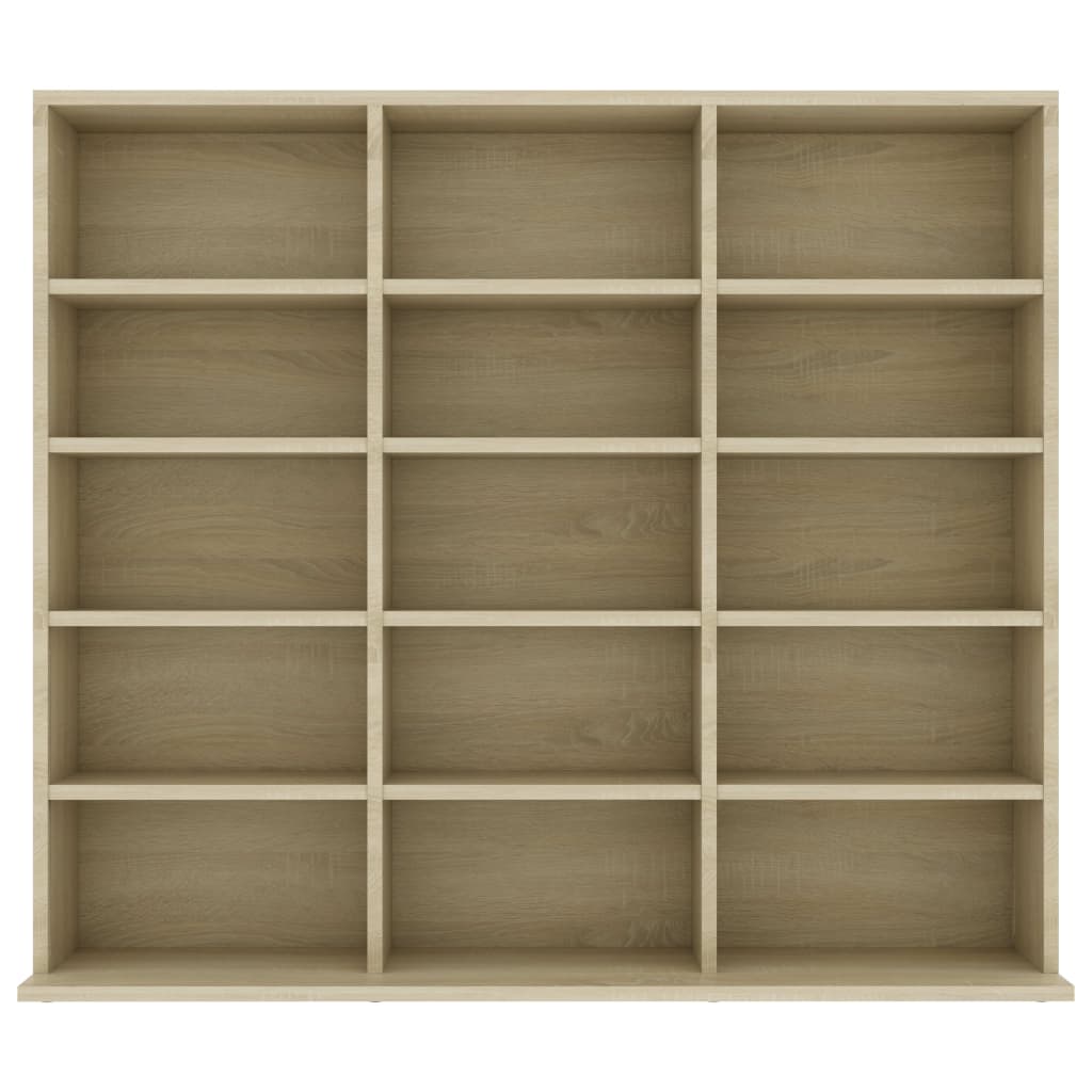 CD Cabinet Sonoma Oak 102x16x89,5 cm Chipboard