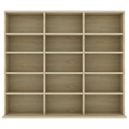 CD Cabinet Sonoma Oak 102x16x89,5 cm Chipboard
