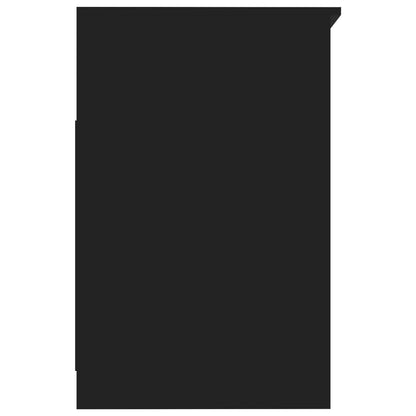 Drawer Cabinet Black 40x50x76 cm Chipboard