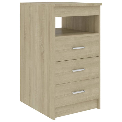 Drawer Cabinet Sonoma Oak 40x50x76 cm Chipboard