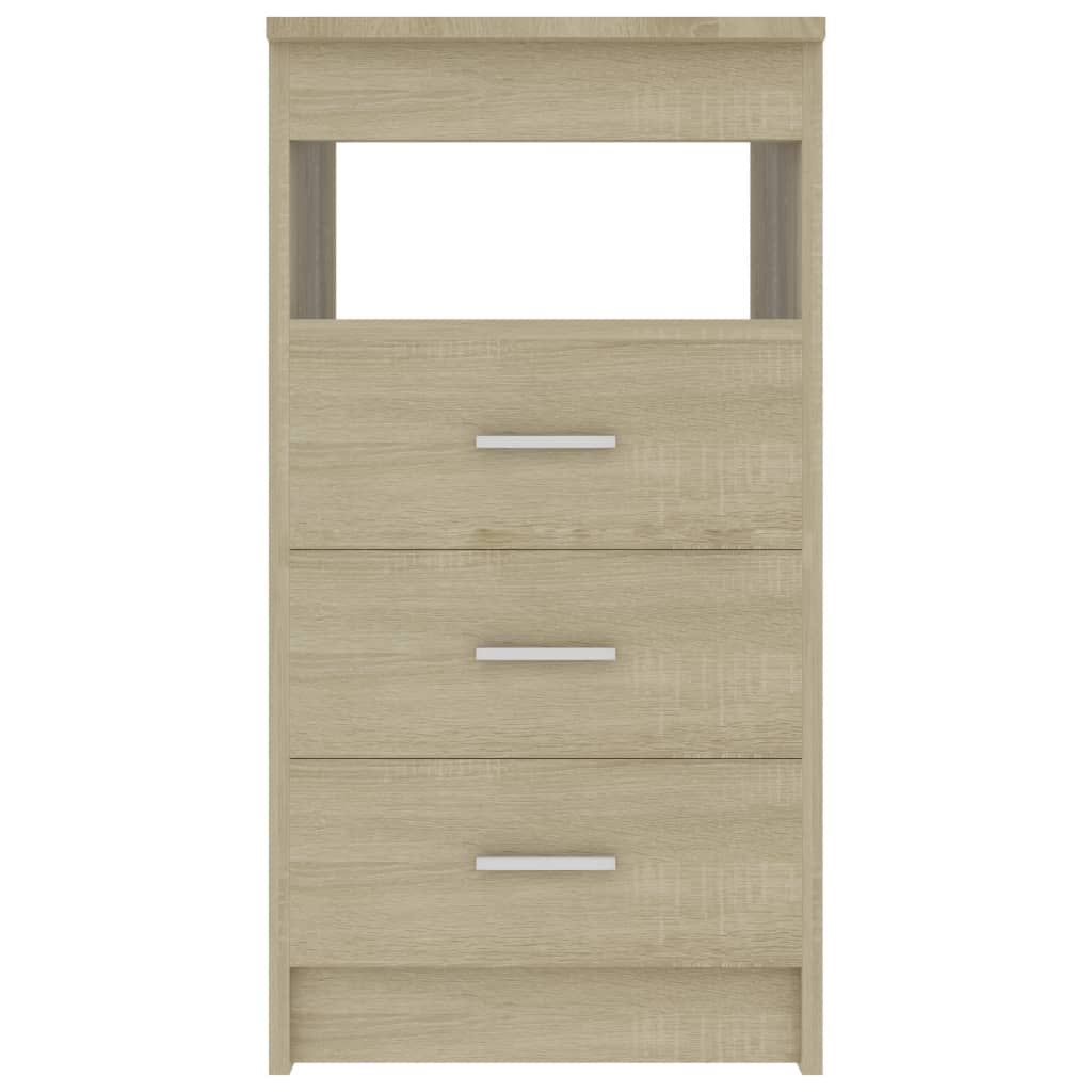 Drawer Cabinet Sonoma Oak 40x50x76 cm Chipboard