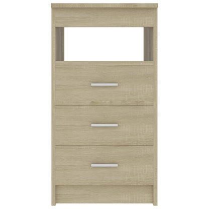 Drawer Cabinet Sonoma Oak 40x50x76 cm Chipboard
