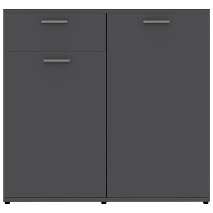 Sideboard Grey 80x36x75 cm Chipboard