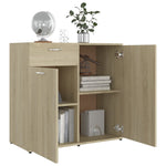 Sideboard Grey 80x36x75 cm Chipboard