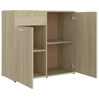 Sideboard Grey 80x36x75 cm Chipboard