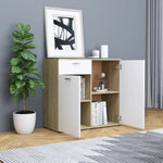 Sideboard Concrete Grey 80x36x75 cm Chipboard