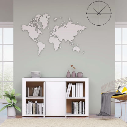 Sideboard White Engineered Wood - 120×36×69cm