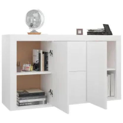 Sideboard White Engineered Wood - 120×36×69cm