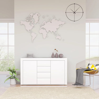 Sideboard White Engineered Wood - 120×36×69cm