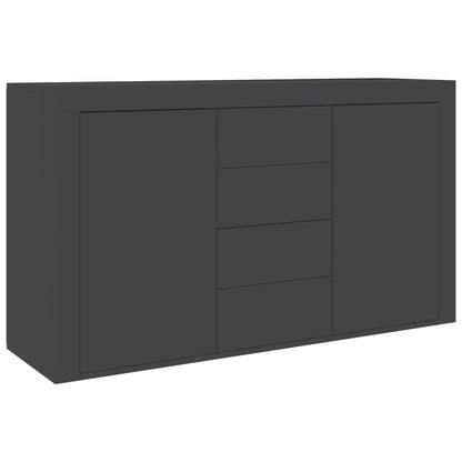 Sideboard Grey 120x36x69 cm Chipboard
