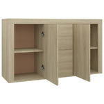 Sideboard Sonoma Oak 120x36x69 cm Chipboard