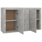 Sideboard Concrete Grey 120x36x69 cm Chipboard