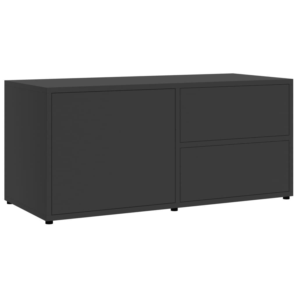 TV Cabinet Grey 80x34x36 cm Chipboard