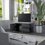 TV Cabinet Grey 80x34x36 cm Chipboard