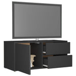 TV Cabinet Grey 80x34x36 cm Chipboard