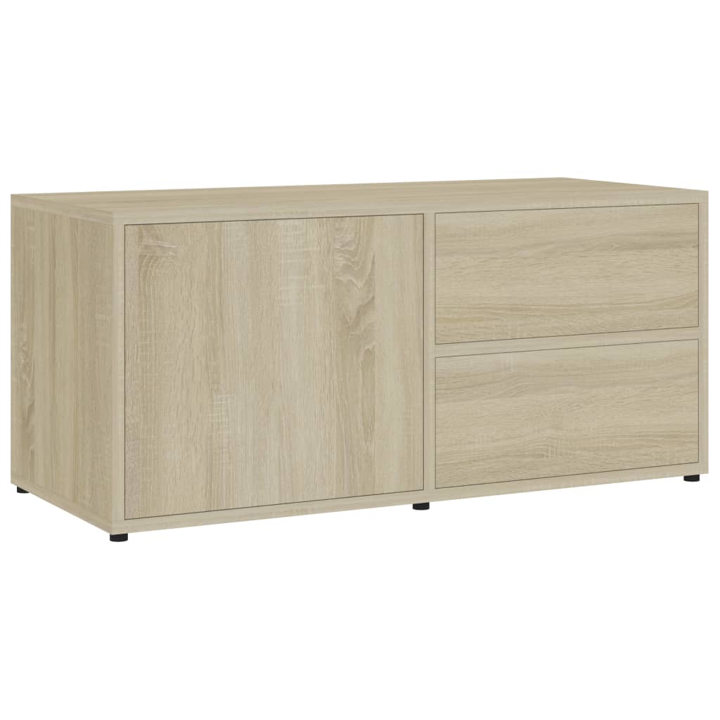 TV Cabinet Sonoma Oak 80x34x36 cm Chipboard