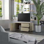TV Cabinet Sonoma Oak 80x34x36 cm Chipboard