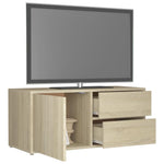 TV Cabinet Sonoma Oak 80x34x36 cm Chipboard