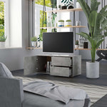 TV Cabinet Concrete Grey 80x34x36 cm Chipboard