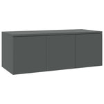 TV Cabinet Grey 80x34x30 cm Chipboard