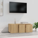 TV Cabinet Sonoma Oak 80x34x30 cm Chipboard