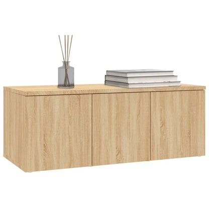 TV Cabinet Sonoma Oak 80x34x30 cm Chipboard