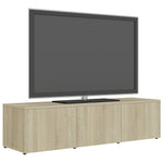 TV Cabinet Sonoma Oak 120x34x30 cm Chipboard