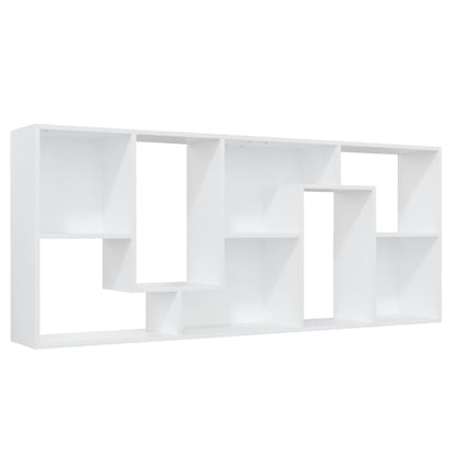 Book Cabinet White Engineered Wood