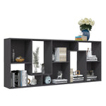 Book Cabinet Grey 67x24x161 cm Chipboard