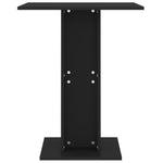 Bistro Table Black 60x60x75 cm Chipboard