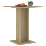 Bistro Table Sonoma Oak 60x60x75 cm Chipboard